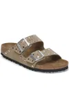 Birkenstock Arizona Stud Slide Sandal In Beige