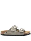 Birkenstock Arizona Rivet Slides In Grey