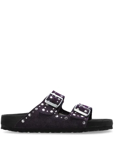 Birkenstock Sandals Arizona Rivet Border In Purple