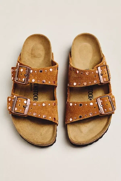 Birkenstock Arizona Rivets Sandals In Brown