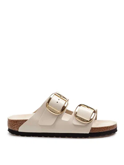 Birkenstock Arizona Sandal Big Buckle Shine In White