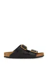 Birkenstock Sandyal Sande Sfb In Moccan Color Suede In Black
