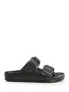 Birkenstock Heeled Sandals With Double Buckle Detail