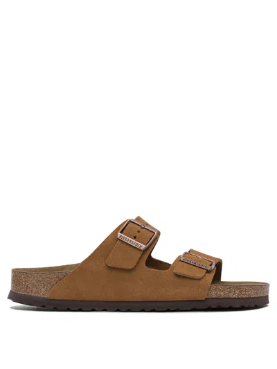 Birkenstock Arizona Suede Sandals In Multi