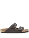 Birkenstock Arizona Double-buckle Slides In Black