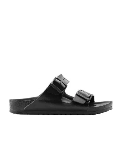 Birkenstock Arizona Exquisite Full-grain Leather Sandals In Black