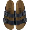 Birkenstock Slide Arizona Birko Flor Navy Blue
