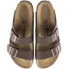 Birkenstock Arizona Soft Footbed Leather Sandal In Brown