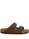 Birkenstock City Slippers In Brown