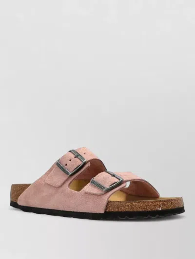Birkenstock Arizona Sandals Cork Platform Lug Sole In Blue
