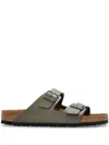 Birkenstock Arizona Sandals In Grey