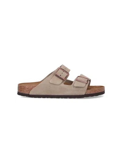 Birkenstock "arizona" Sandals In Taupe