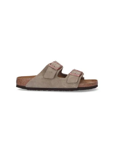Birkenstock 'arizona' Sandals In Taupe
