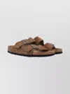 Birkenstock Arizona Sandals With Cork Sole And Suede In Brown