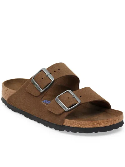 Birkenstock Arizona Sfb Brown Leather Sandals