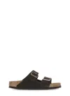 Birkenstock Arizona Sfb Oiled In Mocca Suede Leather In Mocca
