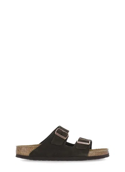 BIRKENSTOCK ARIZONA SFB OILED IN MOCCA SUEDE LEATHER