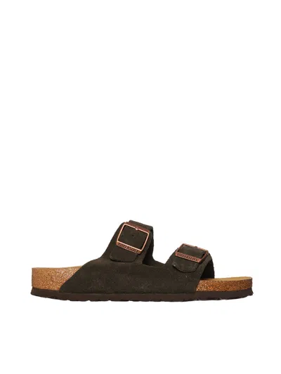 Birkenstock Sandals In Mocca/brown