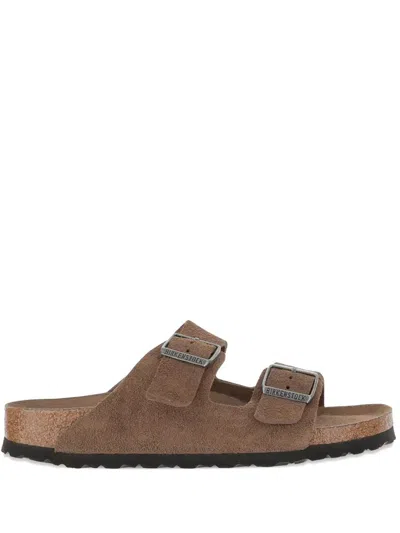 Birkenstock Arizona Sfb Sandald Dark Tea In Brown