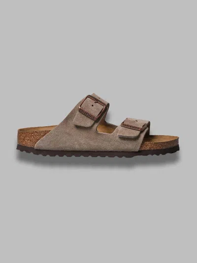 BIRKENSTOCK ARIZONA SFB TAUPE, SUEDE LEATHER - CALZ. ♪
