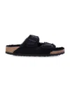 Birkenstock Arizona Big Buckle Narrow Sandal In Black
