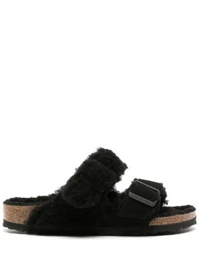 BIRKENSTOCK ARIZONA SHEARLING-LINED SANDALS