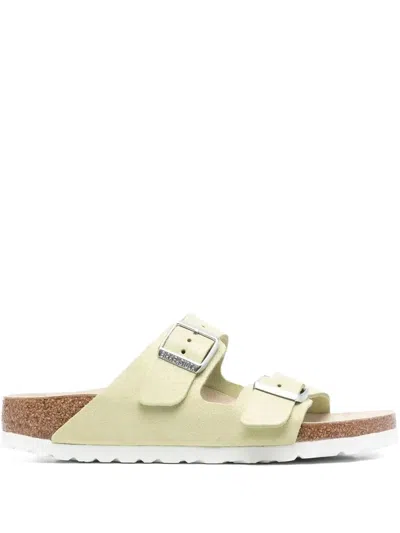 Birkenstock Arizona Shimmering Popcorn Lime In Multi