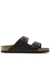 Birkenstock Arizona Oiled Leather Unisex Sandals In Brown