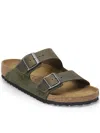 Birkenstock Round-headed Flat Sandals In Green