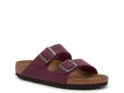 Birkenstock Arizona Slide Sandal In Burgundy