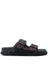Birkenstock Stone Washed Denim Arizona Sandals