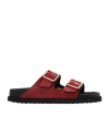Shop Birkenstock Arizona Slides In Black