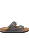 Birkenstock Arizona Slide Sandal In Grey