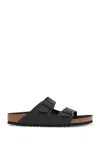 Birkenstock Arizona Birko-flor Black Patent Two Bar Mules