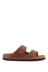 Birkenstock Arizona Bs Suede Sandal In Cognac (brown)