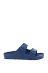 Birkenstock Arizona Eva Blue Sandals With Adjustable Straps Unisex In Navy (blue)