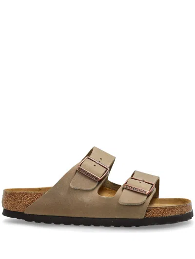 Birkenstock Arizona Slides In Neutrals