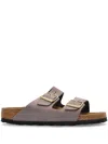Birkenstock Arizona Slides In Purple