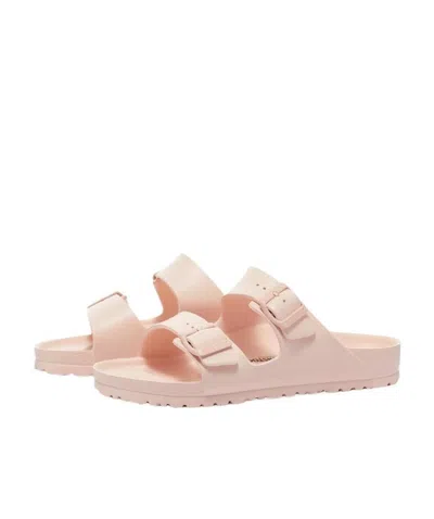 Birkenstock Arizona Stealth Buckle Eva Slide Sandal In Light Rose
