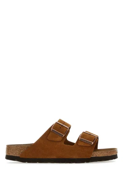 Birkenstock Arizona Slipper In Brown
