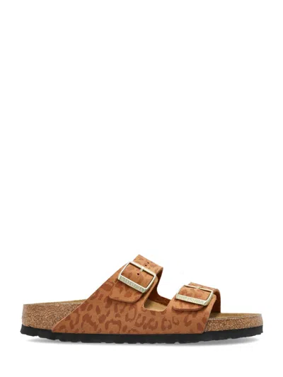 Birkenstock Arizona Leather Sandal In Animal Print