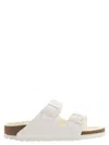 Birkenstock Arizona Slipper With Flat Textured Sole