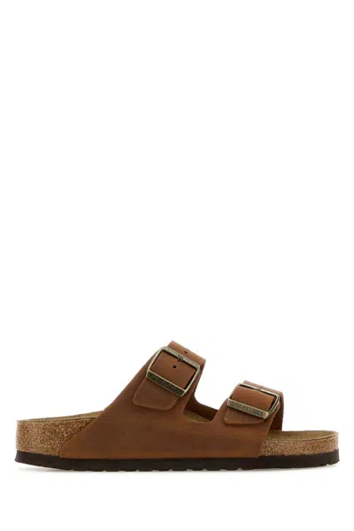 Birkenstock 'arizona' Slippers In Brown