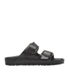 Birkenstock Arizona Leather Buckled Sandals In Black