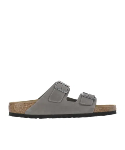 Birkenstock Arizona Slippers In Gray