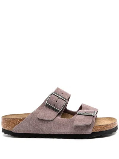 Birkenstock Arizona Flat Sandals In Gray