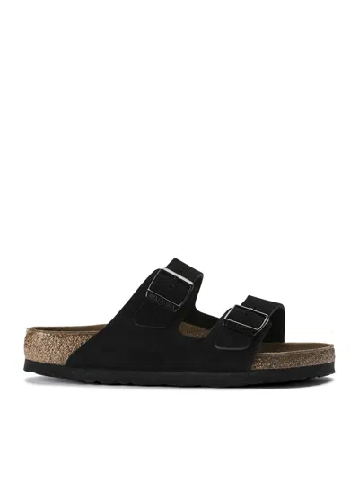 Birkenstock Arizona Oiled Leather Unisex Sandals In Black