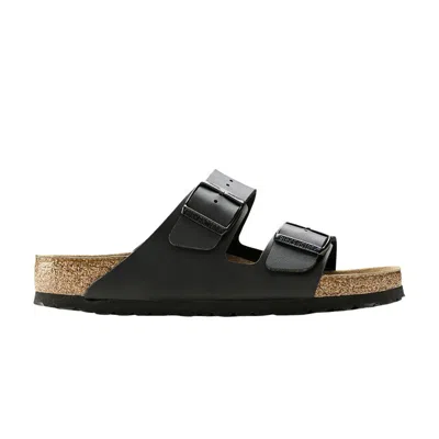Pre-owned Birkenstock Arizona Soft Footbed Birko-flor Narrow 'black' | Men's Size 45