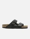 Birkenstock Arizona Soft Slide Sandal In Black