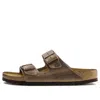 Birkenstock Arizona Soft Footbed Oiled Leather Narrow Fit 'tobacco Brown'